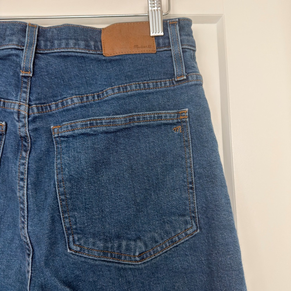 Madewell The Perfect Vintage Wide-Leg Jean Medium Wash High Rise Size 28